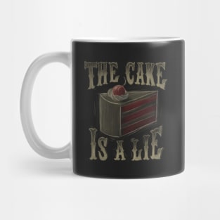 The cake is a lie - Portal Video Game - Funny Joke Mug